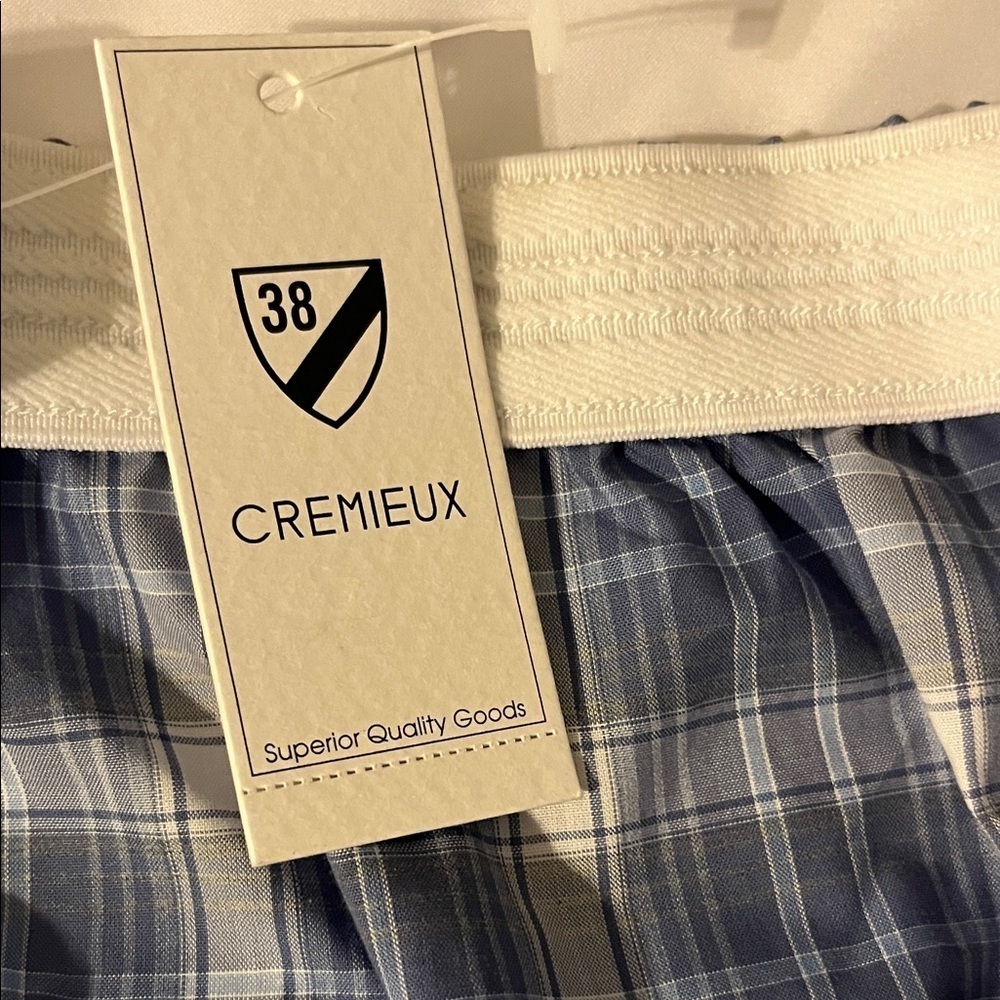 Daniel Cremieux Blue Plaid Boxers - Picture 4 of 5